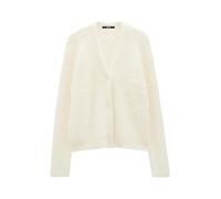 someday Damen Strickjacke | Weiche Strickjacke TANNAH Loose in Fake Fur Optik Milk, 42