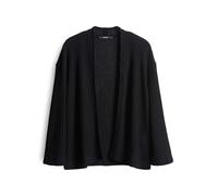 someday - Sweatjacke in Rippstruktur - Ucora schwarz - Gr. - 40