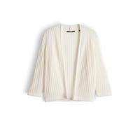 someday Damen Sweatjacke | Offene Jacke in feiner Rippstruktur Regular Fit Milk, 40