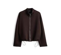 someday Damen Sweatjacke | UJOY Regular Blousonjacke aus Scuba Sweatware Dark Espresso, 36