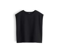 someday Damen Sweatshirt | Boxy Sweattop aus nachhaltigem ECOVERO™ Viskosemix Loose Fit Black, 38