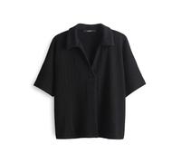 someday Damen Sweatshirt | Poloshirt UJADE Loose mit texturierter Rippstruktur Black, S