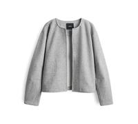 someday Damen Sweatshirt | UBEA Regular Sweatjacke in O-Silhouette Hazy Fog Melange, 38
