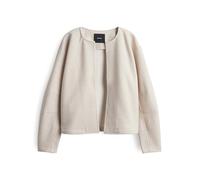 someday Damen Sweatjacke UBEA Regular O-Silhouette Mellow mélange Beige Größe 38