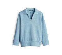 someday Damen Sweatshirt | ULICA Loose Sweatshirt aus weichem ECOVERO™ Viskose Mix Arctic Blue, 38