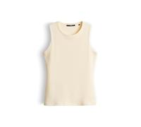 Someday Tanktop in Ripp-Optik Modell 'Kleanne' in Hellgelb, Größe 38
