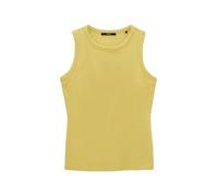 someday Damen Top | Geripptes Top KLEANNE Slim aus BCI Cotton Mix Green Tea, 42