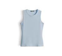 someday Damen Top Kleanne – geripptes Slim-Top aus BCI Cotton Mix, Summer Breeze, Größe 42