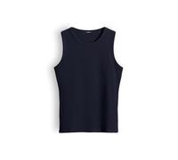 someday Damen Top Kleanne Slim gerippt, BCI Cotton Mix, True Navy Größe 40