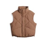 someday Damen Weste | VESARA Regular Daunenweste mit Taillenbetonung pale greige, 34