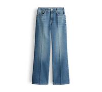 someday Damen Wide | CELLMA Iconic Wide Leg Denim aus BCI Cotton Mix Mid Rise mid Refined Blue, 38