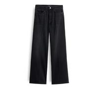 someday Damen Wide | CELLMA Iconic Wide Leg Denim aus BCI Cotton Mix Mid Rise Washed Black, 34