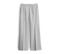 someday Damen Wide-Leg-Hose Cevil Cropped aus recyceltem Polyester-Mix Hazy Fog Melange Größe 40
