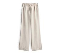 someday Damen Wide Leg Pants | CEVIL Lines Wide Leg Pants aus feinem Viskose Twill Natural Glaze, 40