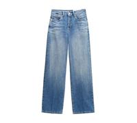 someday Damen Wide | Wide Leg Denim CELLMA Iconic Mid Rise aus BCI Cotton Mix mid Hazy Blue, 42