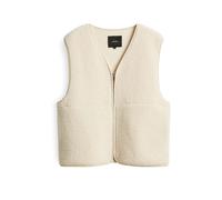 Someday Weste aus Teddyfell Modell 'Uliv' in Ecru, Größe 42