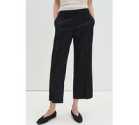 someday Damen Jogpants Charlie Cropped Wide Leg mit Viskosemix Schwarz 40