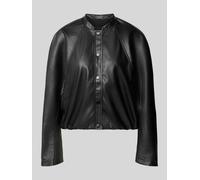 someday. Jacke in Leder-Optik mit Stehkragen Modell 'Nairi' in Black, Größe 36