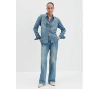 Someday Jeansbluse in Denim-Optik Modell 'Zutie' in Jeansblau, Größe 40