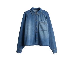 someday - Jeanshemd - Zebru blau - Gr. - 42