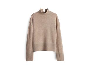 SOMEDAY Kaschmirpullover TENNI hellbraun | L