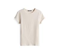 someday Damen Kurzarmshirt | Rippshirt KLEOH Slim aus BCI Cotton Mix Natural Glaze, 40