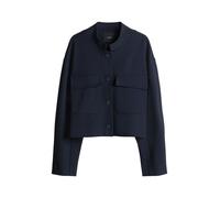 someday - Kurz geschnittene Jacke im Boxy-Fit blau - Gr. - 40