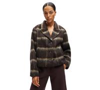 someday Kurzjacke Damen | Boxy Silhouette, Flauschige Oberfläche, Reverskragen