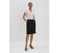 someday Damen Kurzarmshirt | Leinenshirt KUINN mit tiefen V-Neck Milk, 42