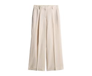 someday - Leinenmix Hose - Celino cropped beige - Gr. - 36