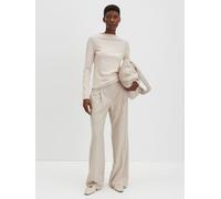 SOMEDAY Langarmshirt KELEA Slim feine Rippstruktur creme Größe 42