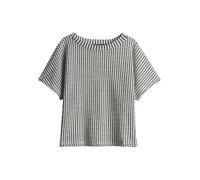 someday Damen Sweatshirt UMILA, Loose, Häkeloptik, Schwarz, S