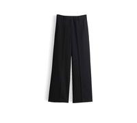 someday Damen Wide Leg Pants | Catsby Delight Wide Leg Pants aus fließender Piquéware Black, 38