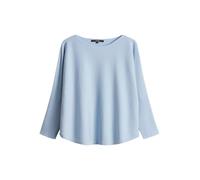 someday - Oversized Feinstrickpullover im Cape Stil - Tiraja blau - Gr. - 38