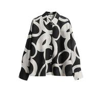 someday - Regular Printbluse - Zirveli schwarz/weiß - Gr. - 38