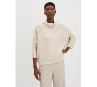 someday Rollkragenpullover Tiola Oversized Bouclé-Strick Beige Melange Größe S