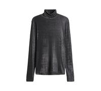 someday - Schimmerndes Rollkragenshirt - Kirsa grau - Gr. - 38