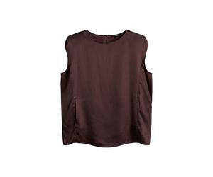 someday - Schimmerndes Top - Zeise rot - Gr. - 36