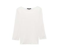 someday Damen Dreiviertelarmshirt | Basicshirt KIROSA Slim aus Ecovero Viskose Mix Milk, 40