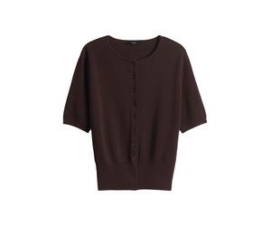 someday - Slim Feinstrick Cardigan aus Viskose Mix - Tinala braun - Gr. - 42