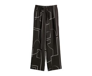 someday - Stoffhose - Cevil graphic braun - Gr. - 40