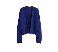 someday Damen Strickjacke | TALVIA Loose kuschelige Strickjacke im Alpaka Mix Electric Blue, M