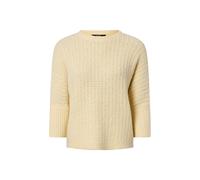 Someday Strickpullover mit Wolle und Alpaka Damen vanille, M