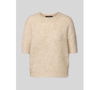 Someday Strickshirt aus Alpaka-Mix Modell 'Tuomi' in Beige Melange, Größe 40