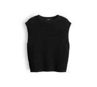 someday Damen Ärmelloses Stricktop Tarisela – luftige Häkeloptik, Slim Fit, Braun, Gr. 42