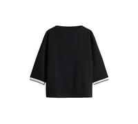Someday Relaxed Fit Langarmshirt mit Viskose-Anteil Modell 'Utalba' in Black, Größe 38