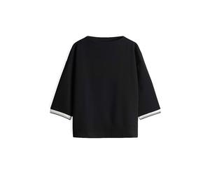 SOMEDAY Sweater UTALBA DETAIL schwarz | 38
