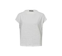 Someday T-Shirt in Strick-Optik Modell 'Kennie' in Offwhite, Größe 38