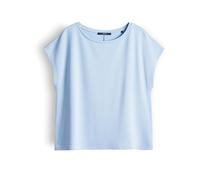 someday - T-Shirt mit U-Boot-Ausschnitt und überschnittenen Schultern blau - Gr. - 42