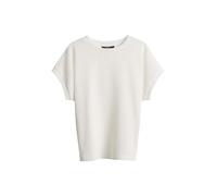 someday Damen Kurzarmshirt | KANITA Loose Shirt aus Strukturiertem Jersey Milk, 36